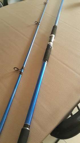 12 foot carp fishing rod- VAAL dam branded-metalic blue