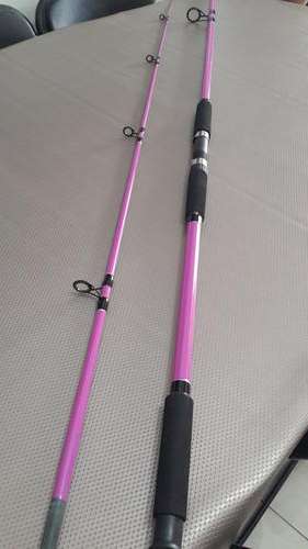 10 foot carp fishing rod-  pink -vaal dam branded