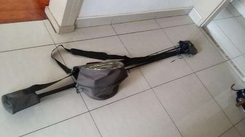 specimen carp quiver bag- holds 3 rods. conoflex
