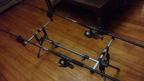 carp pod 2 by 12 ft  rod set- starter pack