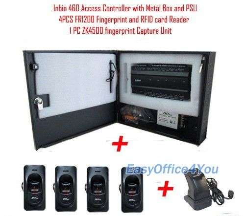 ZKTeco INBIO-460 IP BASED ACCESS CONTROL PANEL with ACCESSORIES