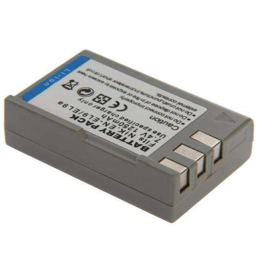 1250mAh Rechargeable Li-ion Battery for Nikon EN-EL9(Black)