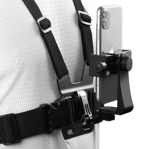 Chest Mount Harness Strap Phone Holder