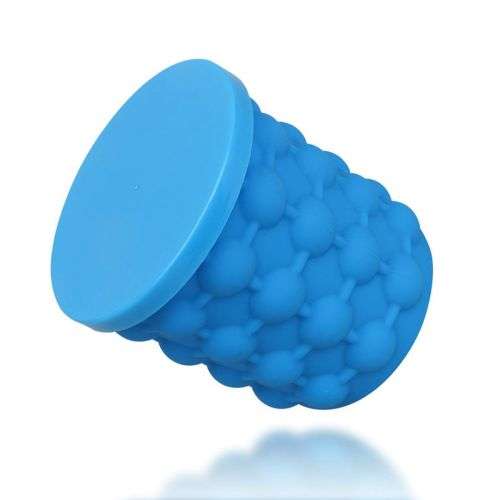 Ice Cube Maker Genie Ice Bucket - Blue