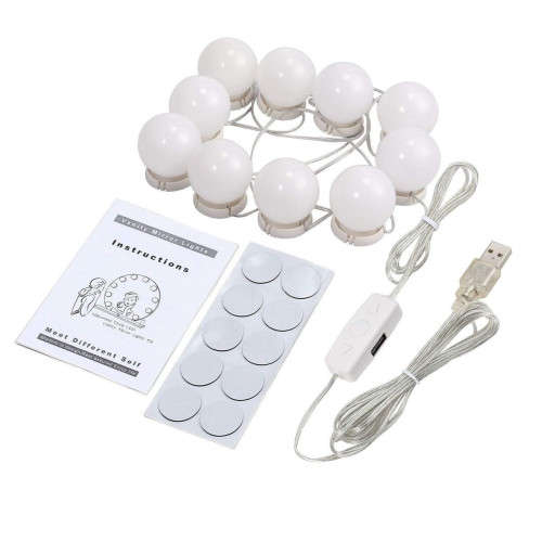 Vanity Mirror Lights - 10-Piece LED