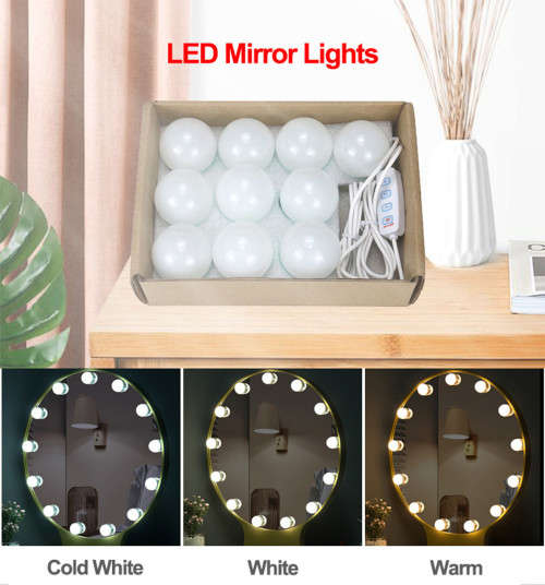 Vanity Mirror Lights - 10-Piece LED