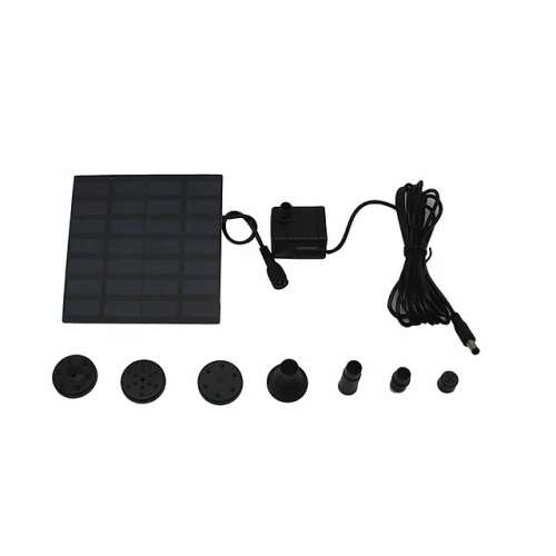 Solar Panel Powered Water Fountain