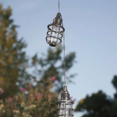 Lantern Cage Solar String Lights - 10 Piece