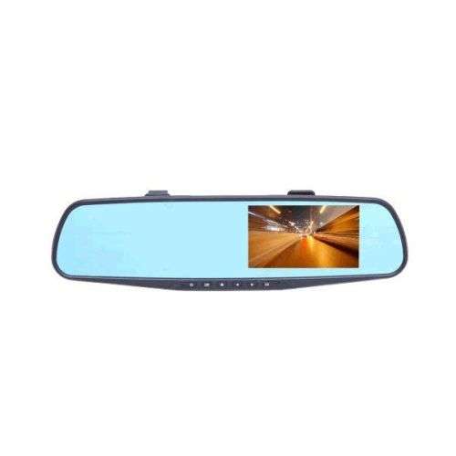 Dash Cam - Rearview Mirror Dual Channel DVR Recording Full HD 1080p Camera