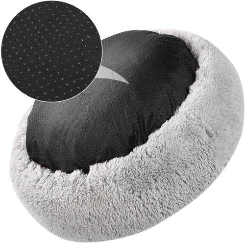The calming cuddler Plush Pet Bed  Large (90cm) Lime Green