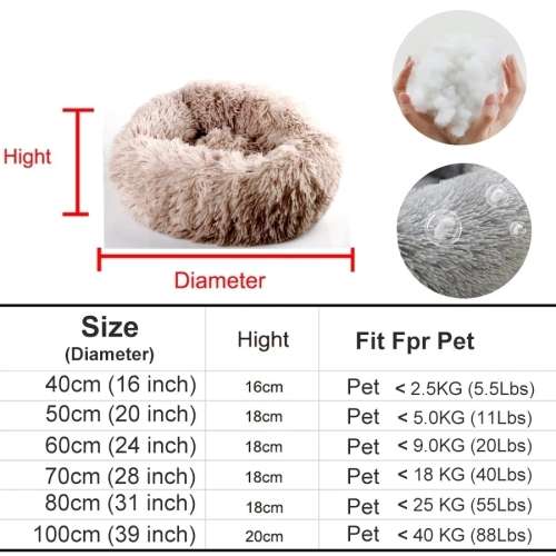 The calming cuddler Plush Pet Bed  Large (90cm) Lime Green
