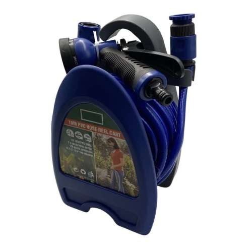 10m Flexible Garden Hose Pipe with Reel / Car Wash Hose Pipe With Reel 10M