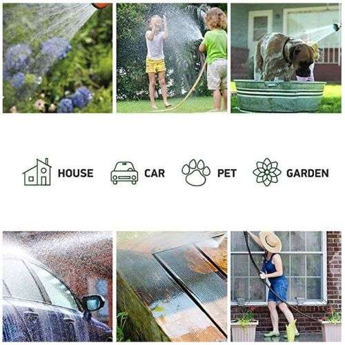 10m Flexible Garden Hose Pipe with Reel / Car Wash Hose Pipe With Reel 10M