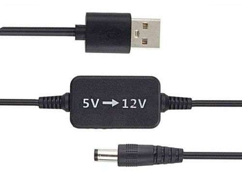 Voltage Converter USB 5V to 12V (Power Bank to Wi-Fi Router)