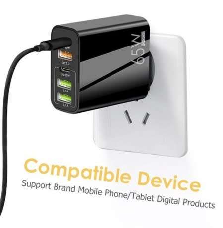 65W Multi-port Charging Adapter