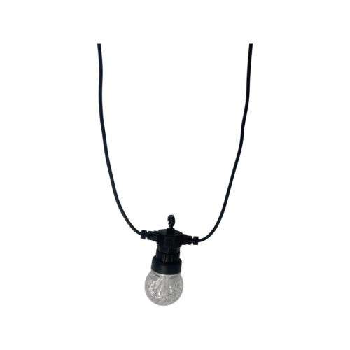 10 Garden Bubble String Light with Hooks And Extension Port 220V 5M - Warm White