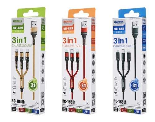 3 in 1 Charging Cable - REMAX