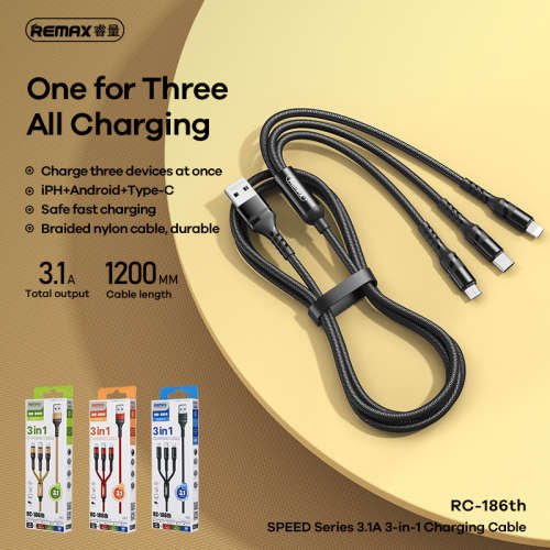 3 in 1 Charging Cable - REMAX