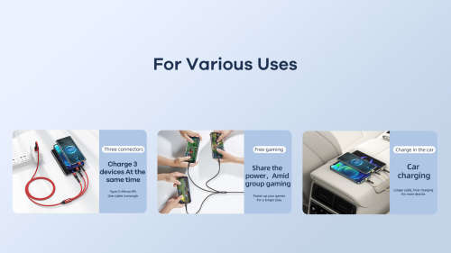 3 in 1 Charging Cable - REMAX