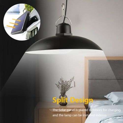 LED SOLAR HANGING LAMP WITH REMOTE CONTROL (LED FLOOD LIGHT)