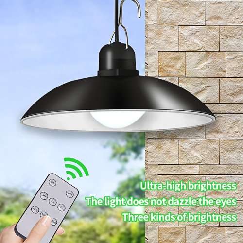 LED SOLAR HANGING LAMP WITH REMOTE CONTROL (LED FLOOD LIGHT)