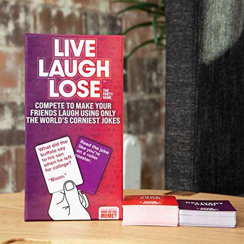 Live Laugh Lose - The Party Game Where You Compete to Make Corny Jokes Funny