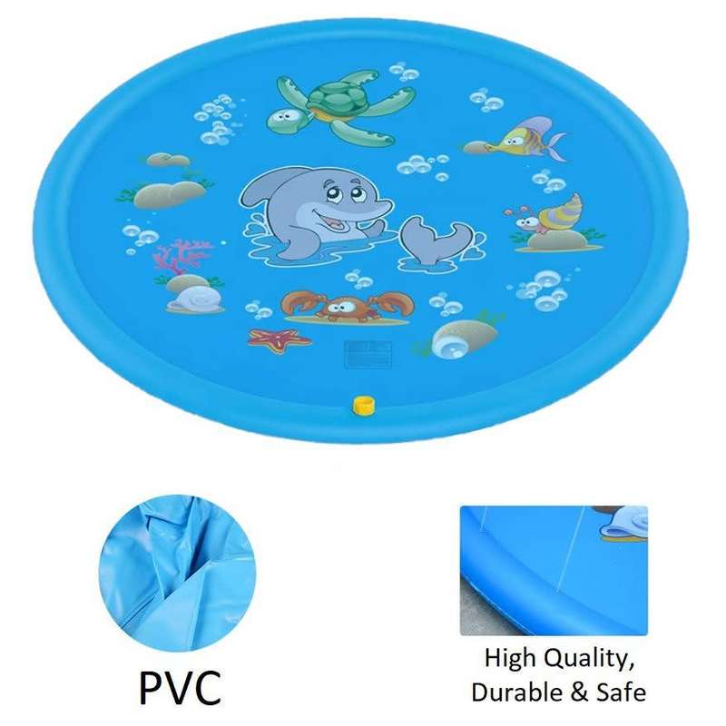 Spray and Splash Kids Outdoor Garden Sprinkle Mat Water Toy