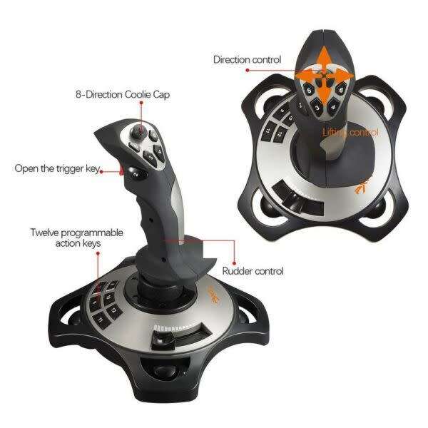 PXN-2113 USB Flight Stick PC Joystick Controller