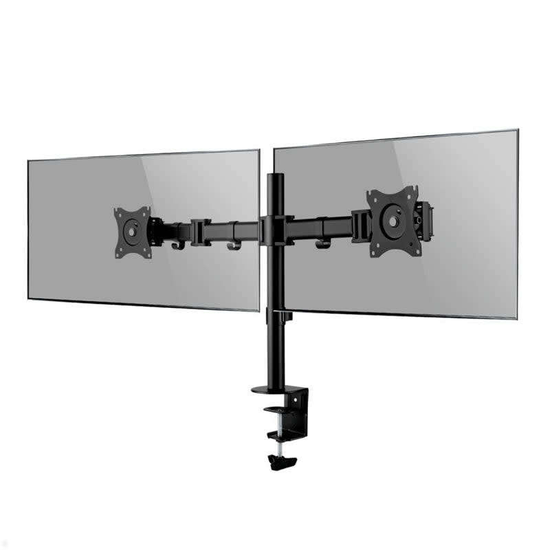 Dual Arm Desktop Monitor Clamp Stand