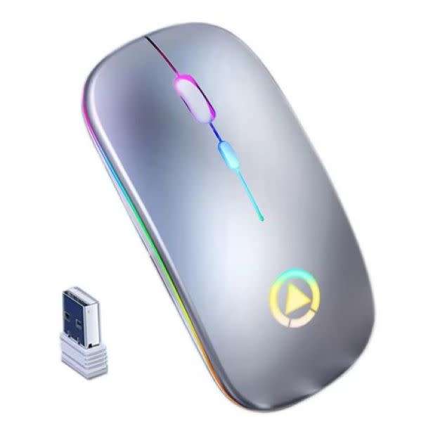 Ultra-thin Rechargeable LED Colourful Wireless Mouse
