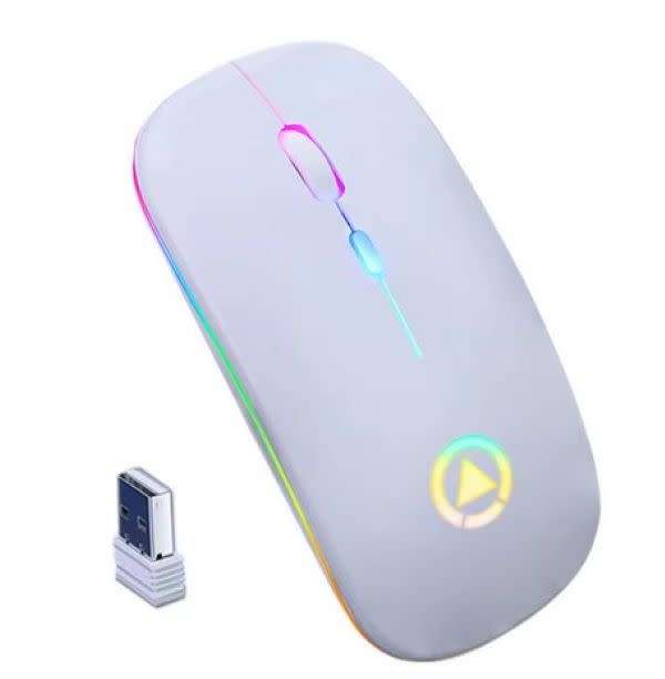 Ultra-thin Rechargeable LED Colourful Wireless Mouse