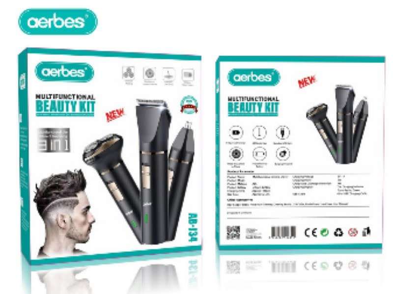 Aerbes AB-J34 Multifunctional Electric Shaver 3 in 1