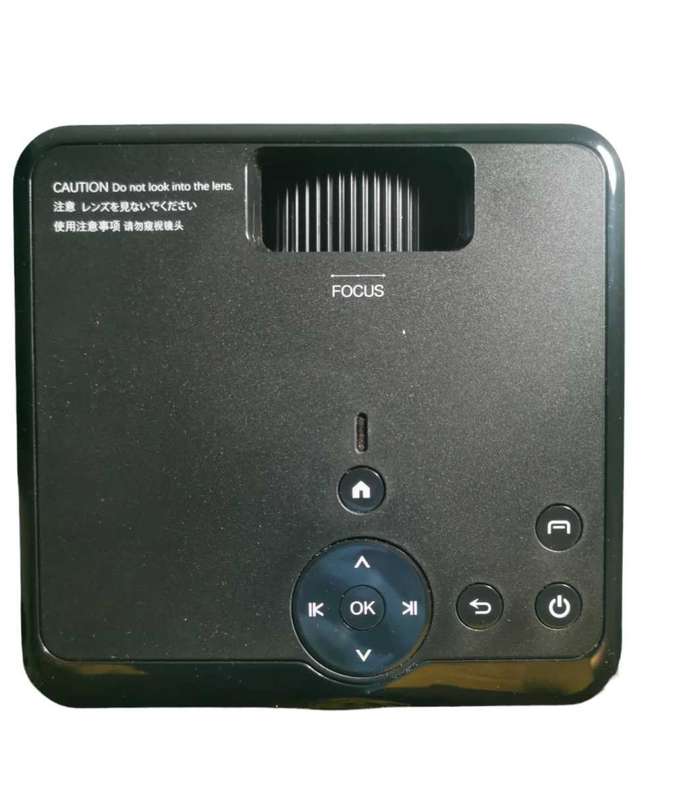 Andowl Q200 Mini Multimedia Smart 4K Full HD Wifi Projector  Black