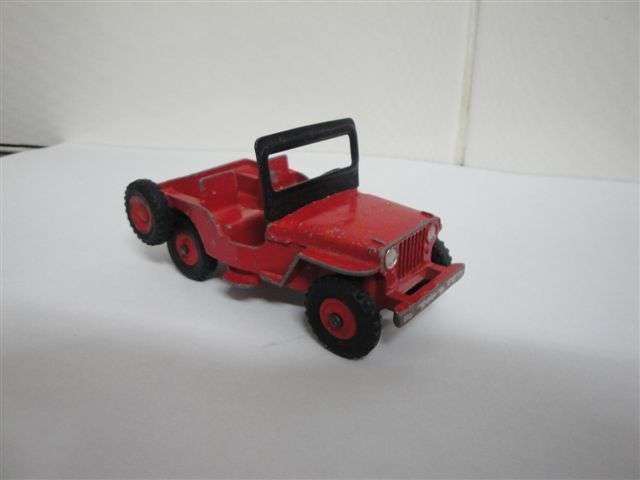 Dinky Civilian Jeep No 25j - G made in England by Meccano