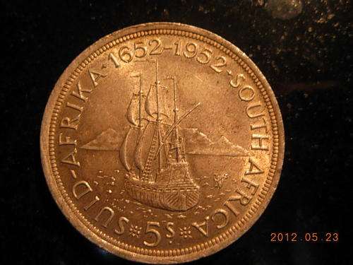 1952 five shillings starting bid @ only R1
