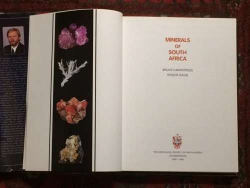 Minerals of South Africa by Bruce Cairncross and Roger Dixon First Edition 1995 Scarce