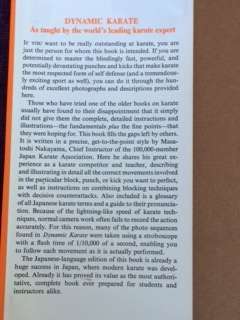 Dynamic Karate Instruction by the Master - Masatoshi Nakayama First Edition Hard Cover 1967