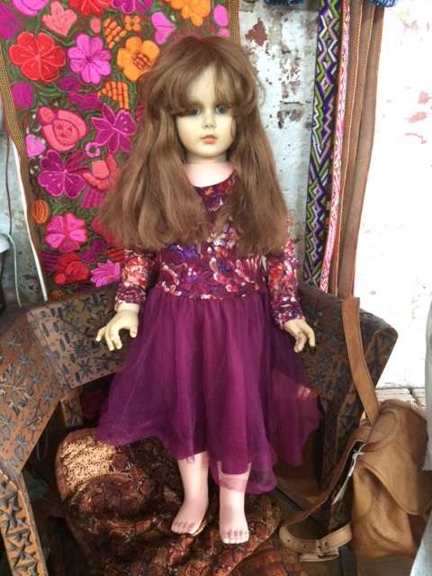Dolls Gorgeous Tall Vintage Doll with Wig and Party Dress 87 cm tall with code AE 3651 was sold for 950.00 on 13 Nov at 15 17 by Blue House Books in Cape Town ID 381109383