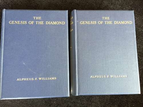 The Genesis of the Diamond by Alpheus F Williams | Excellent Condition