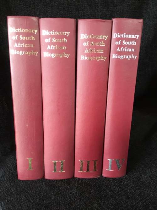 Dictionary of South African Biography Volumes I to IV