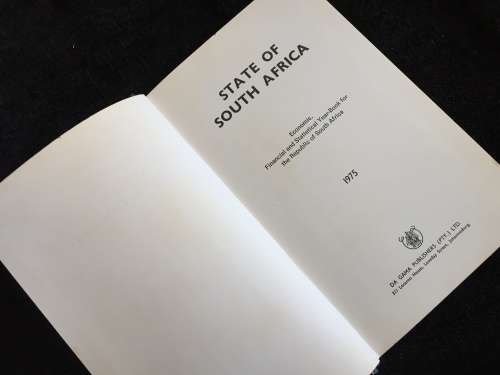 State Of South Africa Year Book 1975 | Economic Financial Statistical