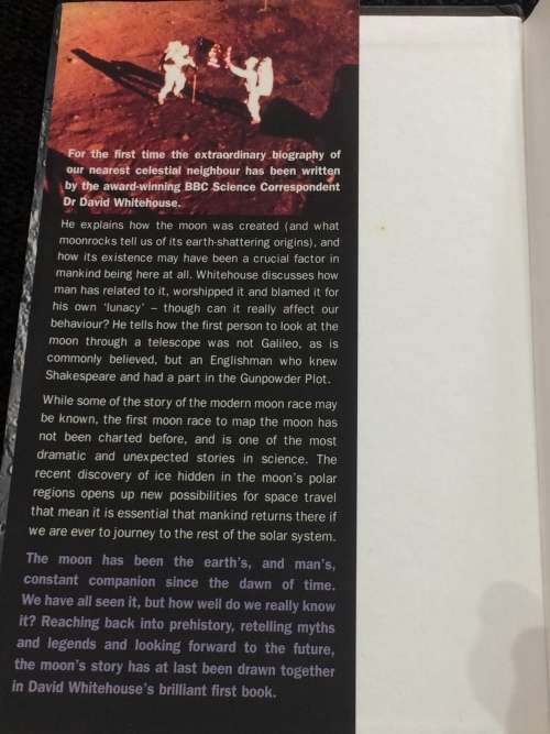 The Moon A Biography by David Whitehouse