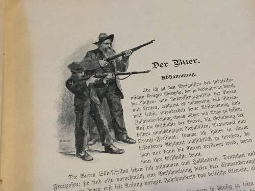 Der Burenkrieg van Dr. Wilh Vallentin Band 1 and 2  1903