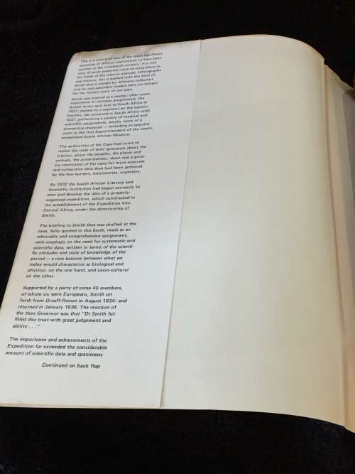 Andrew Smith`s Journal of His Expedition Into the Interior of South Africa 1834 - 1836