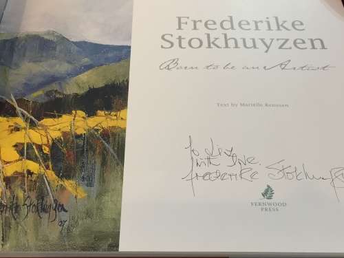Frederike Stokhuyzen Born to be an Artist by Marielle Renssen - Signed by Frederike