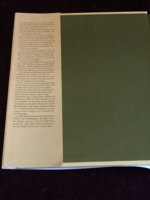 A Guide to the Old Buildings of the Cape: A Survey of Extant Architecture ... Hans Fransen
