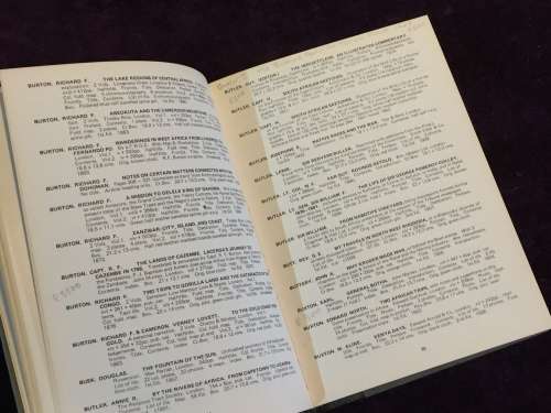 A Catalogue of Books on Africa by Ida and FW Hosken ~ Mainly south of the equator