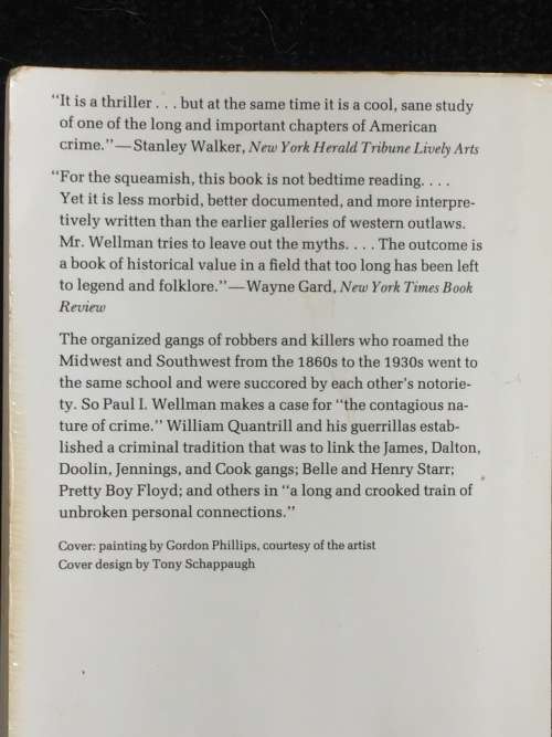 A Dynasty of Western Outlaws by Paul Wellman