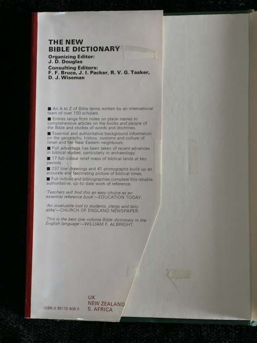The New Bible Dictionary