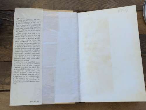 Jock and Fitz | Compiled by Cecily Niven daughter of Sir Percy FitzPatrick on 60th Anniversary